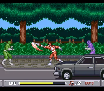 Mighty Morphin Power Rangers (USA) screen shot game playing